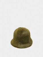Gorro Bucket Efecto Pelo verde