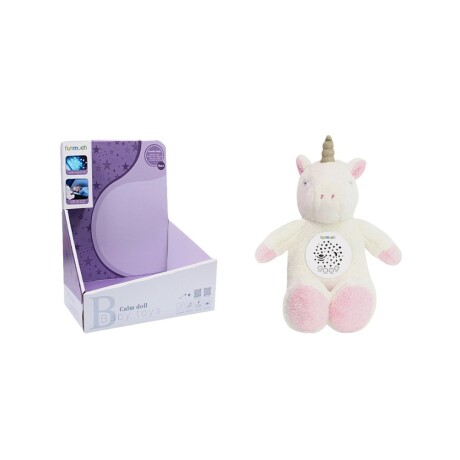 Veladora de Peluche con Música y Luz UNICORNIO