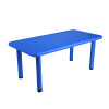 Mesa de plástico niños rectangular 120x60cm Azul