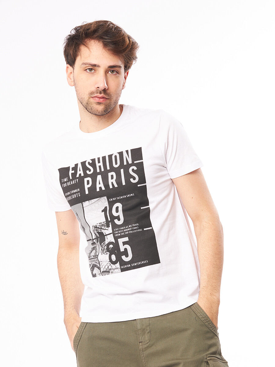 T-SHIRT SAGAS - Blanco 