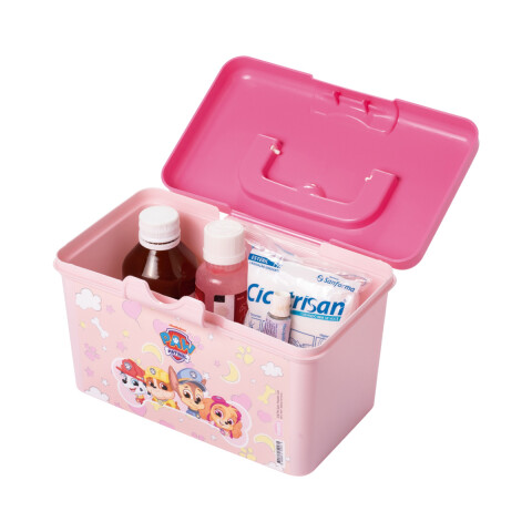 Caja Infantil Organizadora con Manija Paw Patrol Rosa 1,7 Lts U