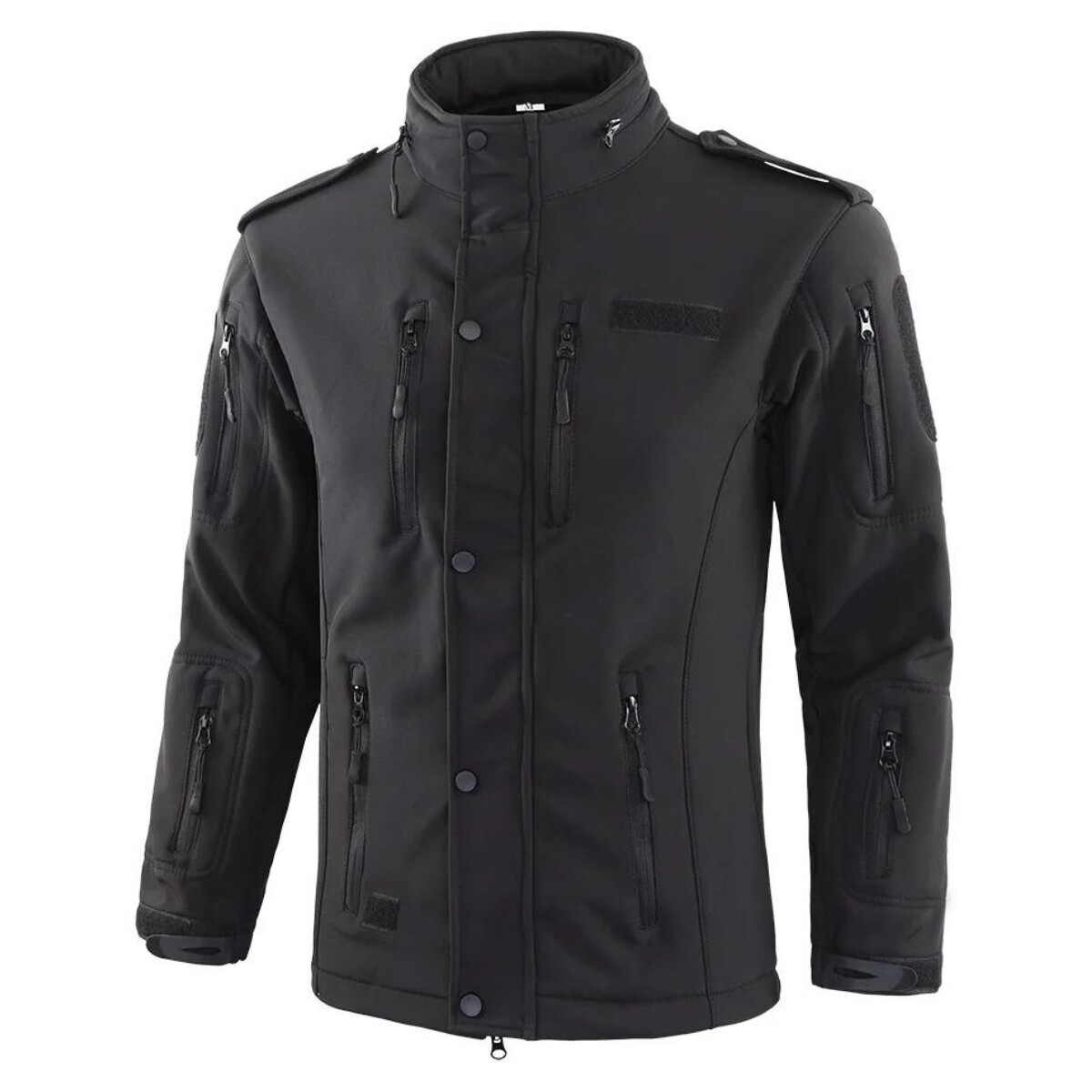 Campera táctica de neopreno grueso - Negro 