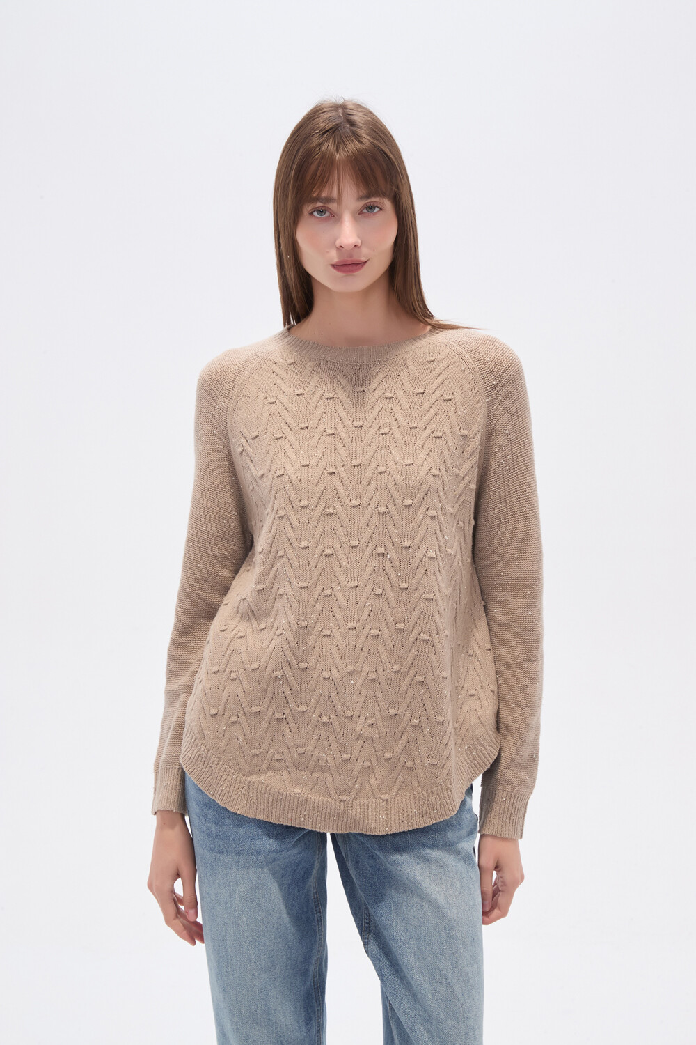 Sweater Pier Taupe Claro