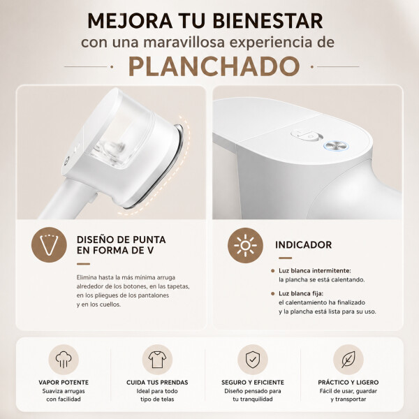 Plancha A Vapor Xiaomi Handheld Steam Iron Portátil PLANCHA VAPOR XIAOMI HANDHELD STEAM IRON