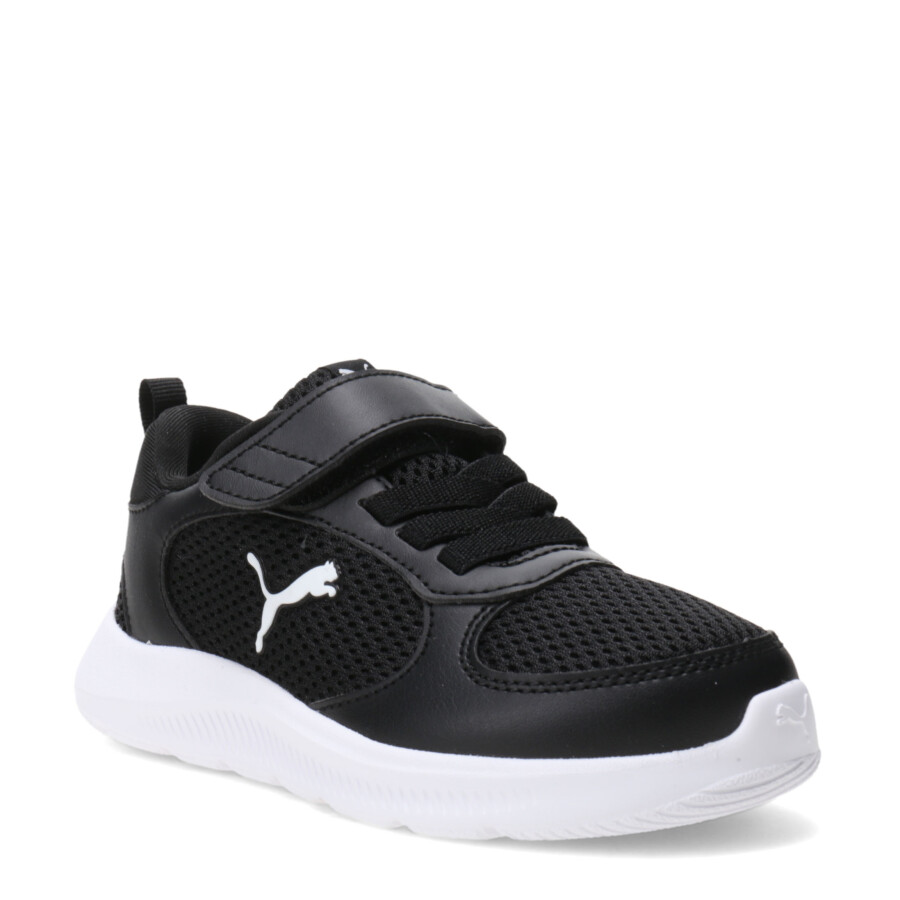 Championes Infantiles Puma Negro - Blanco
