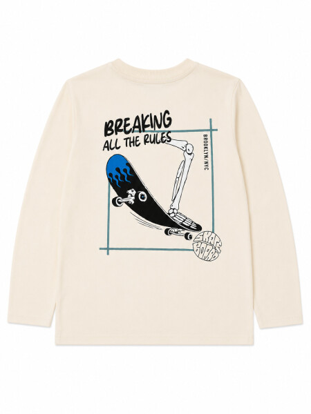 REMERA GAME FADE OFF WHITE