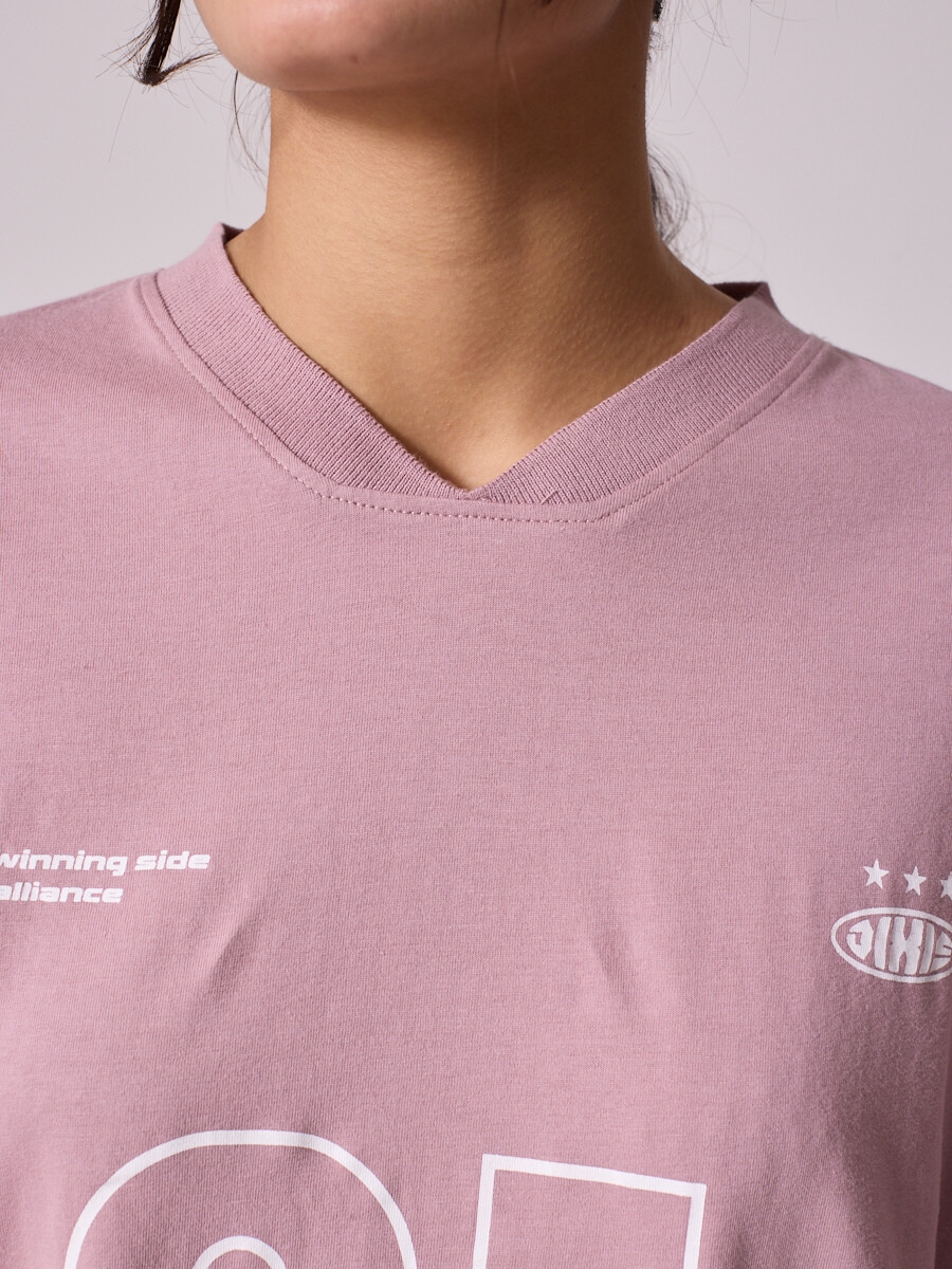 T-SHIRT LESSIE DIXIE Lila