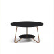 Set Mesa Ratona + Mesa Auxiliar Living Nordico Negro