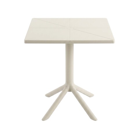 MESA CUAD BEIGE 60X60X75CM Unica