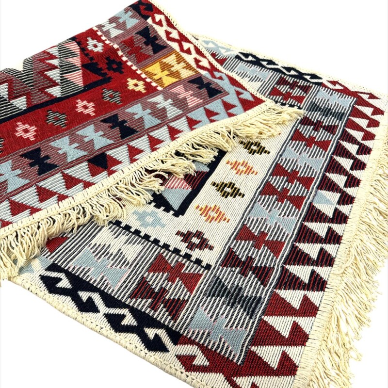 Alfombra Boho reversible 90x60 cm 12 Alfombra Boho reversible 90x60 cm 12