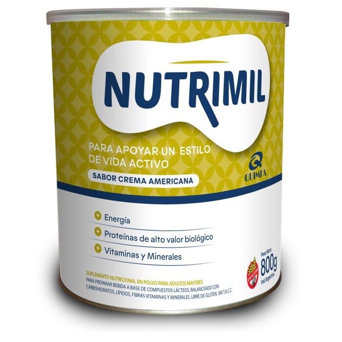 NUTRIMIL LATA X 800 GRAMOS única