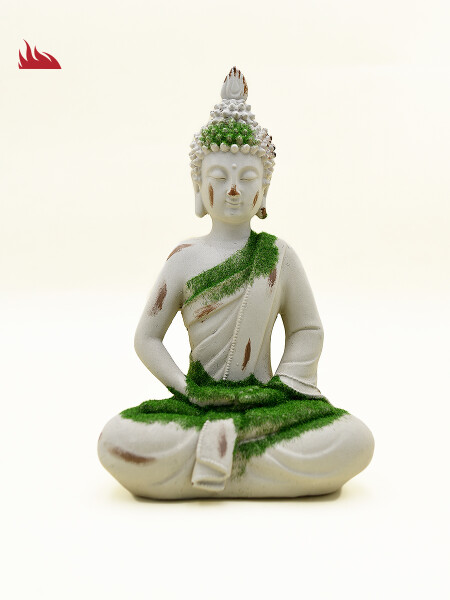 BUDA POLIRESINA 17.5x12x27CM VERDE