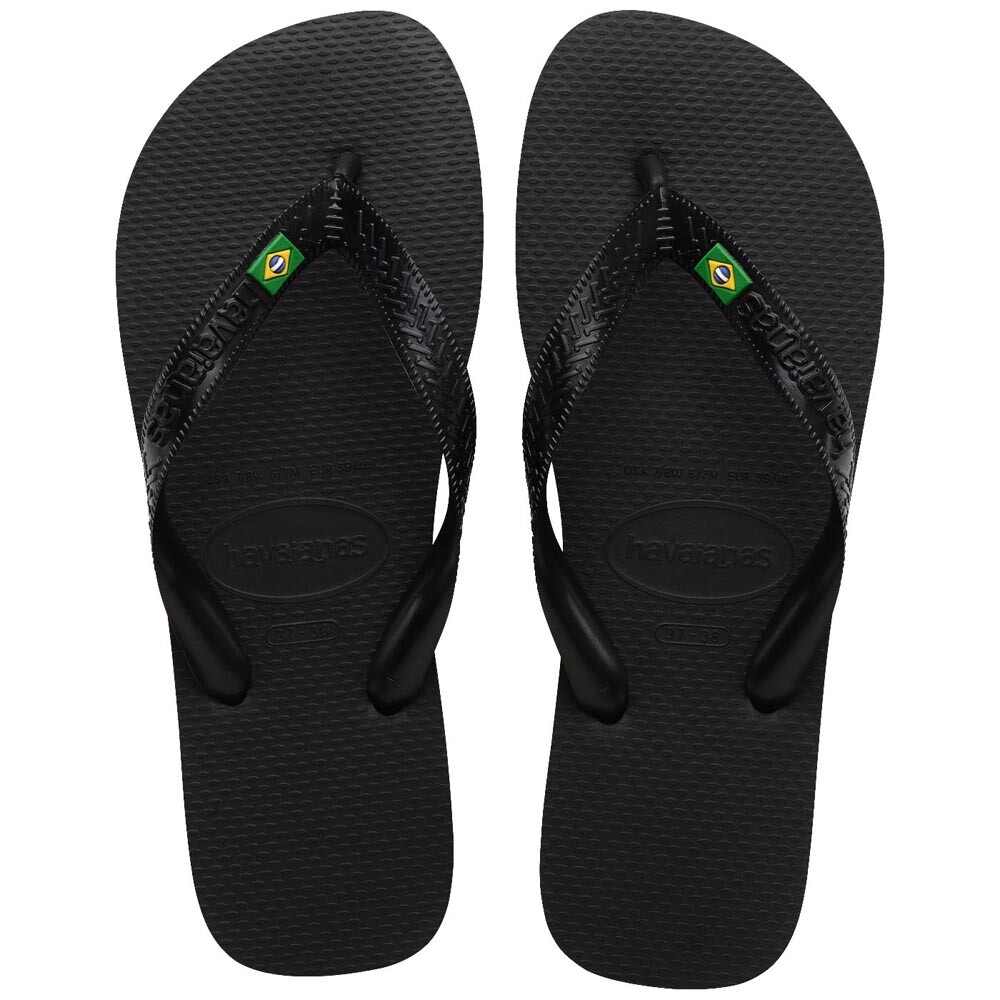 Sandalias Havaianas Brasil Unisex Negro