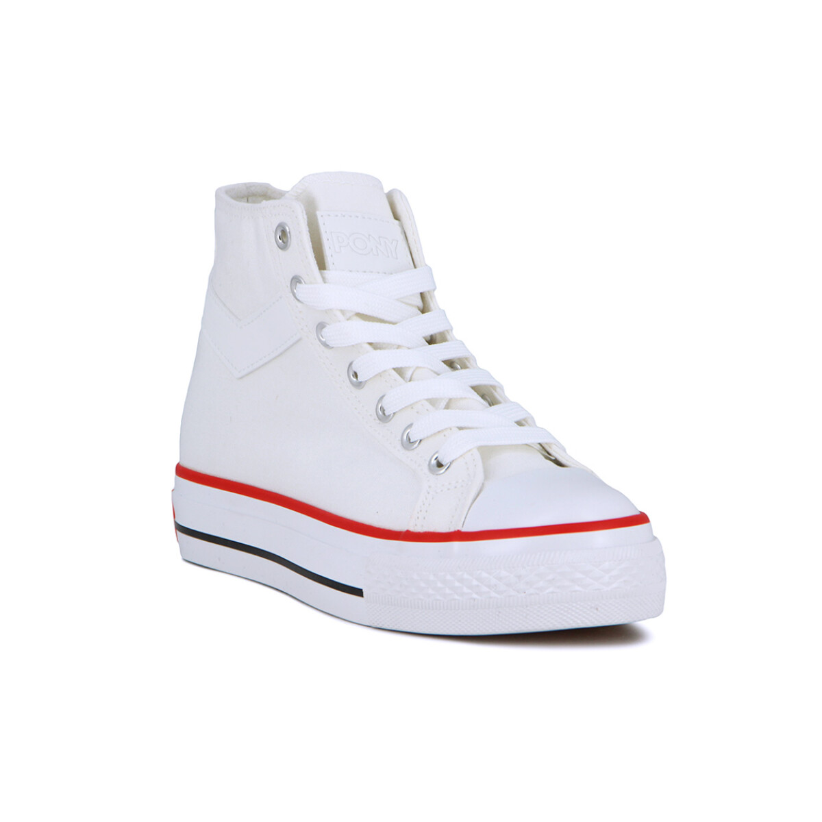 Pony Bota C/Plataforma Fifth Ave Women - White - Blanco 