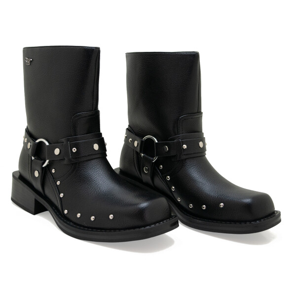 Botas - Country c/hebilla de Mujer - JY3344-3175 Negro