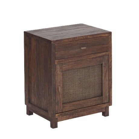 MESA DE LUZ MADERA MARRON AMAN