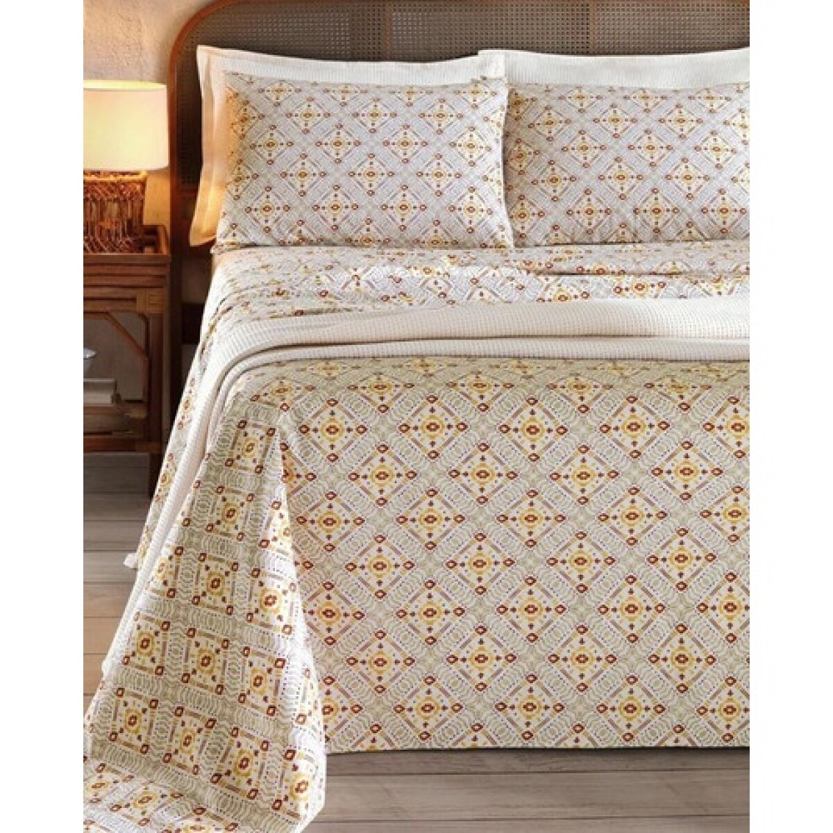 Juego de Sábanas Estampadas 2 Plazas Dohler Viviana 130 Hilos 100% Algodón 