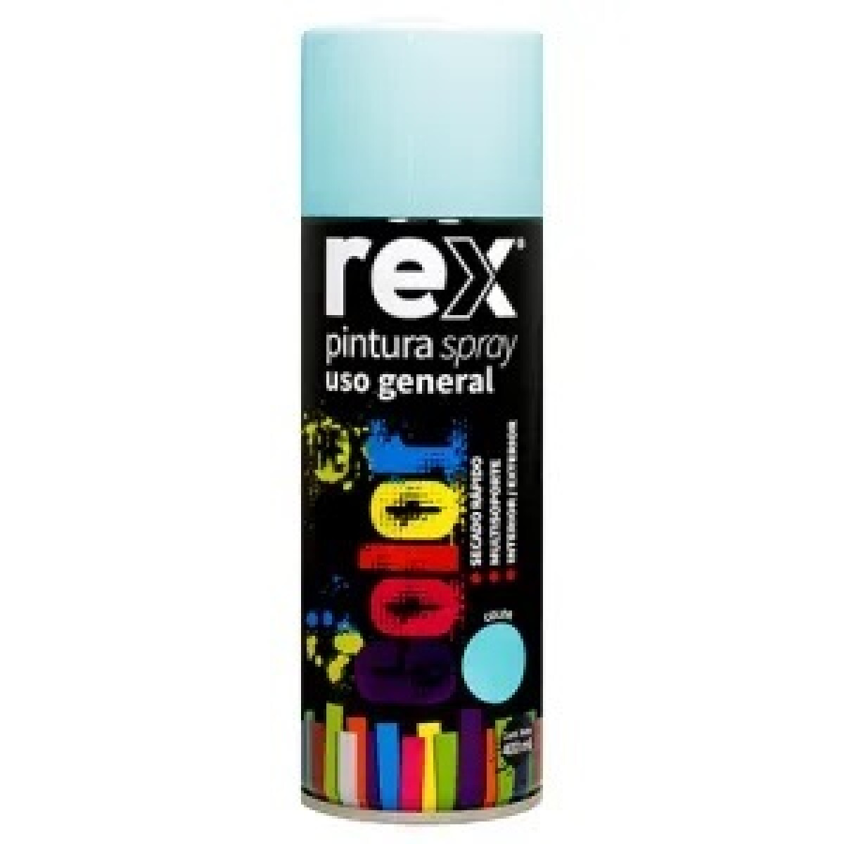 Pintura en Aerosol Spray Uso general - Secado Rápido - Celeste 