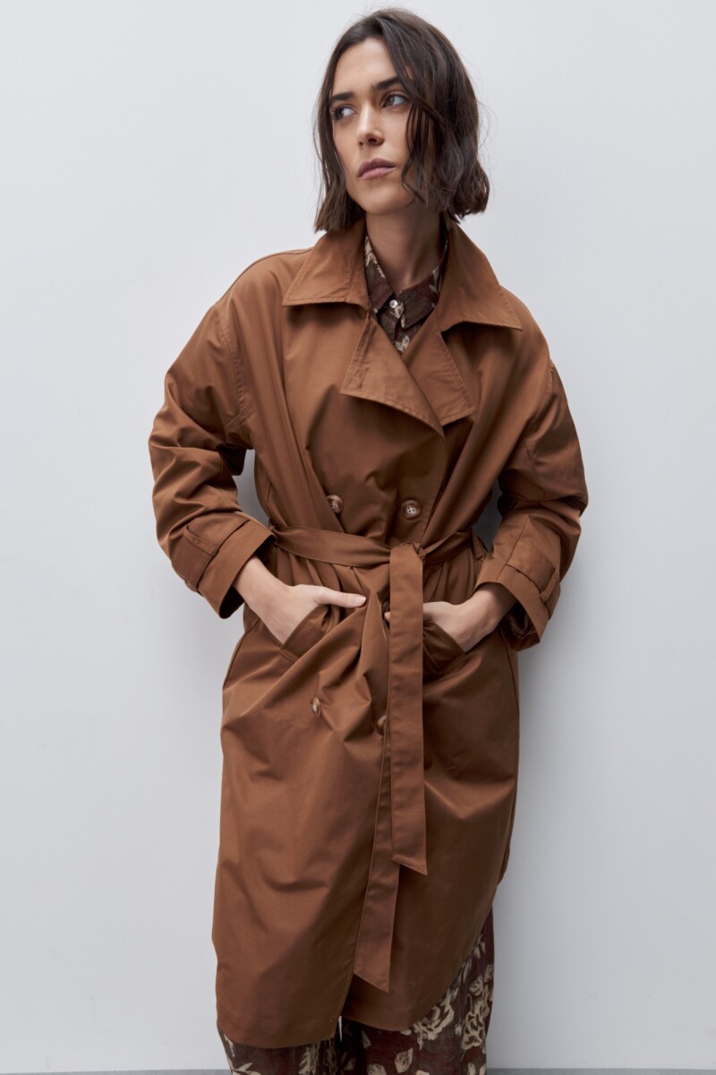 TRENCH ZUNO Chocolate