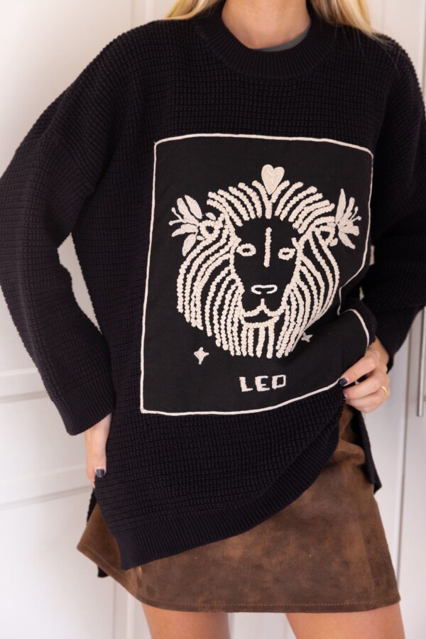 Sweater Leo Negro