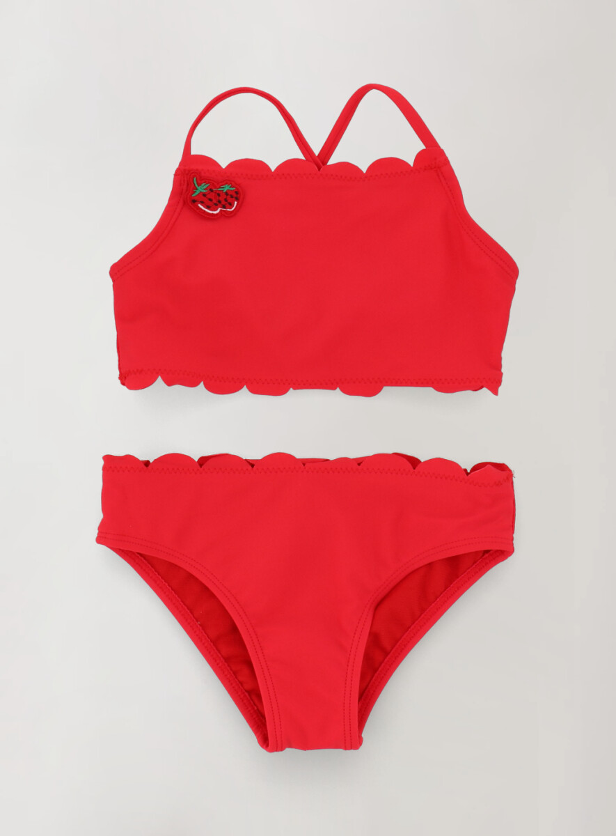Bikini olas 2-10 a - Rojo 
