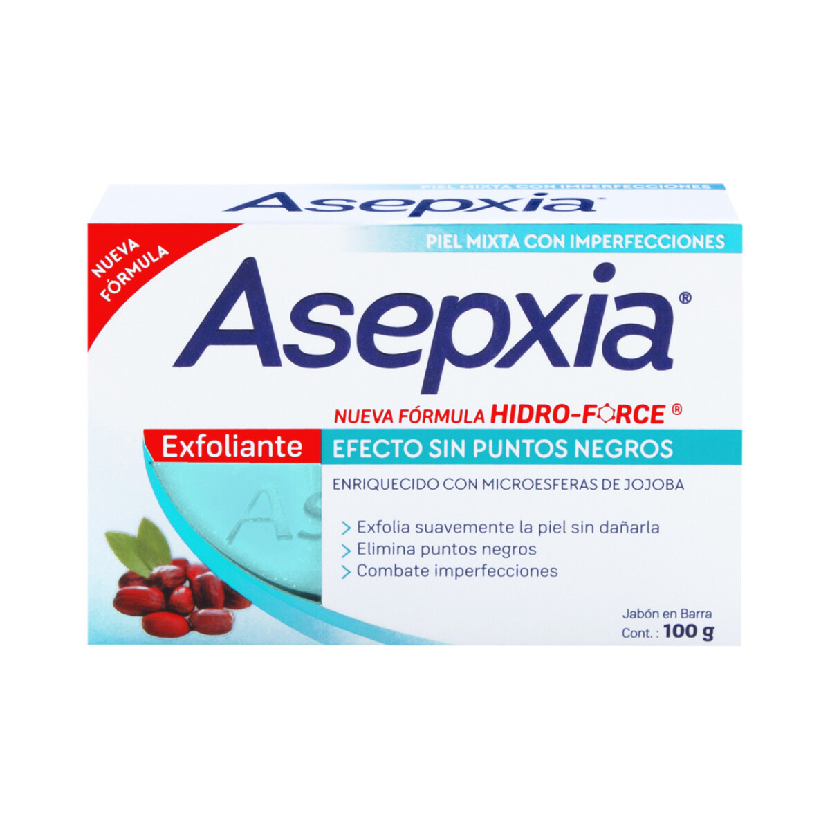 Jabón Exfoliante Asepxia 100GR C20 - 001 