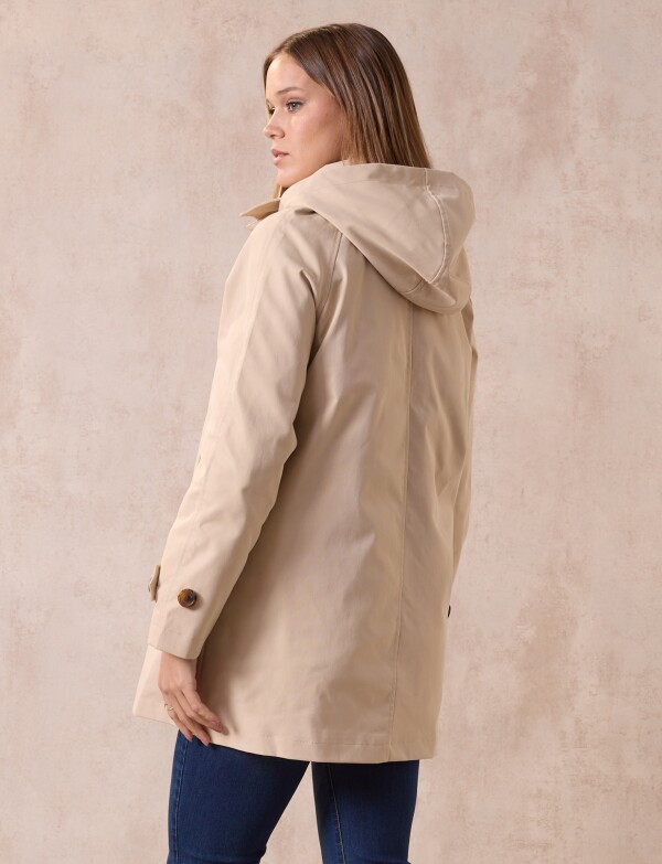 Gabardina Impermeable BEIGE
