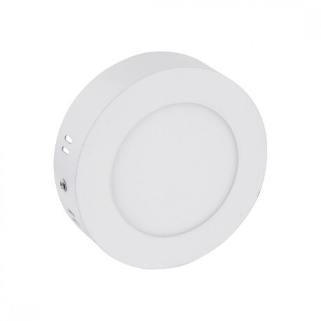 Panel LED 6W, de adosar, aplicar redondo BLANCO Frío 6500K