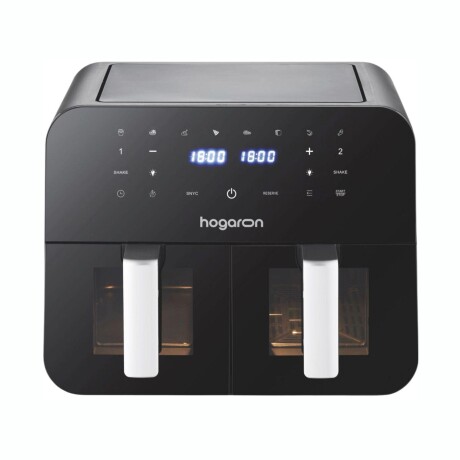 Freidora de Aire Doble Canasto HOGARON 2400W Capacidad 9L Freidora de Aire Doble Canasto HOGARON 2400W Capacidad 9L