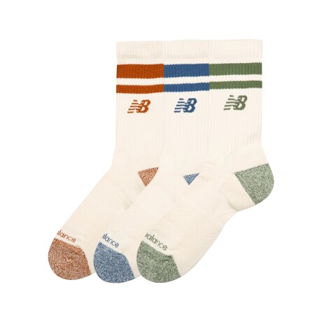 Medias New Balance Unisex - Striped Crew Socks - LAS35210AS3 PRINT/PATTERN/MISC