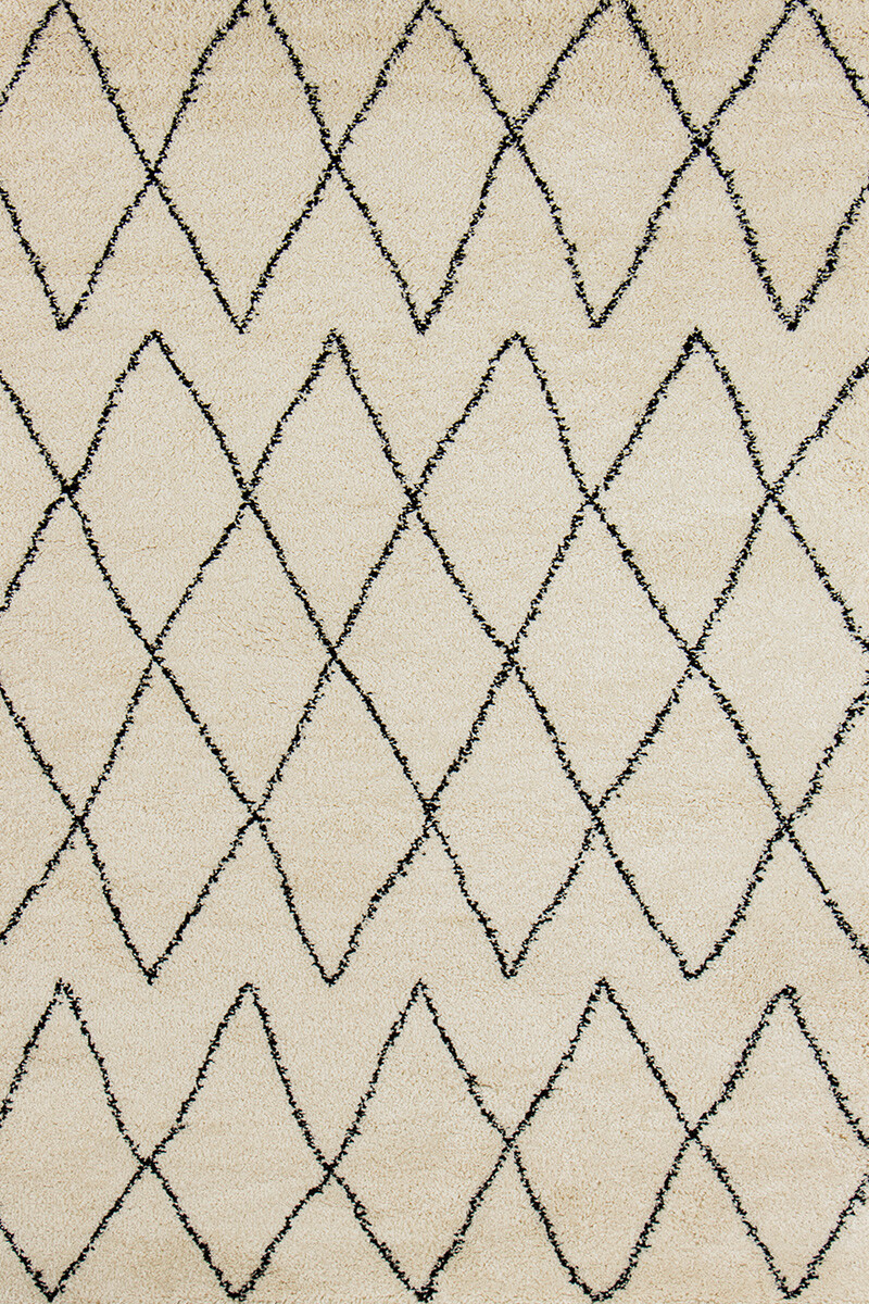 ROYAL NOMADIC ALFOMBRA ROYAL NOMADIC 200X290 CREAM/BLACK