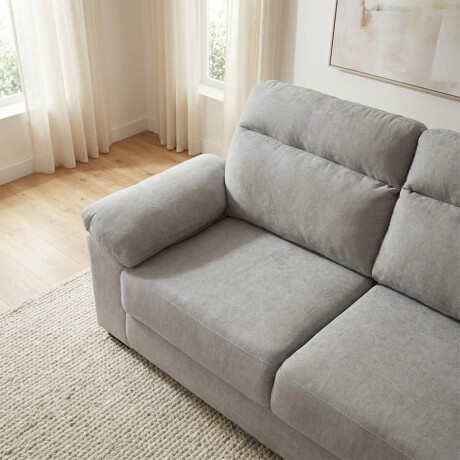 Sofá Owen - Tela Microfibra - 2 cuerpos 12073 (Greige)