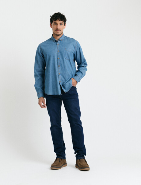 012637 CAMISA HARRY Azul Claro