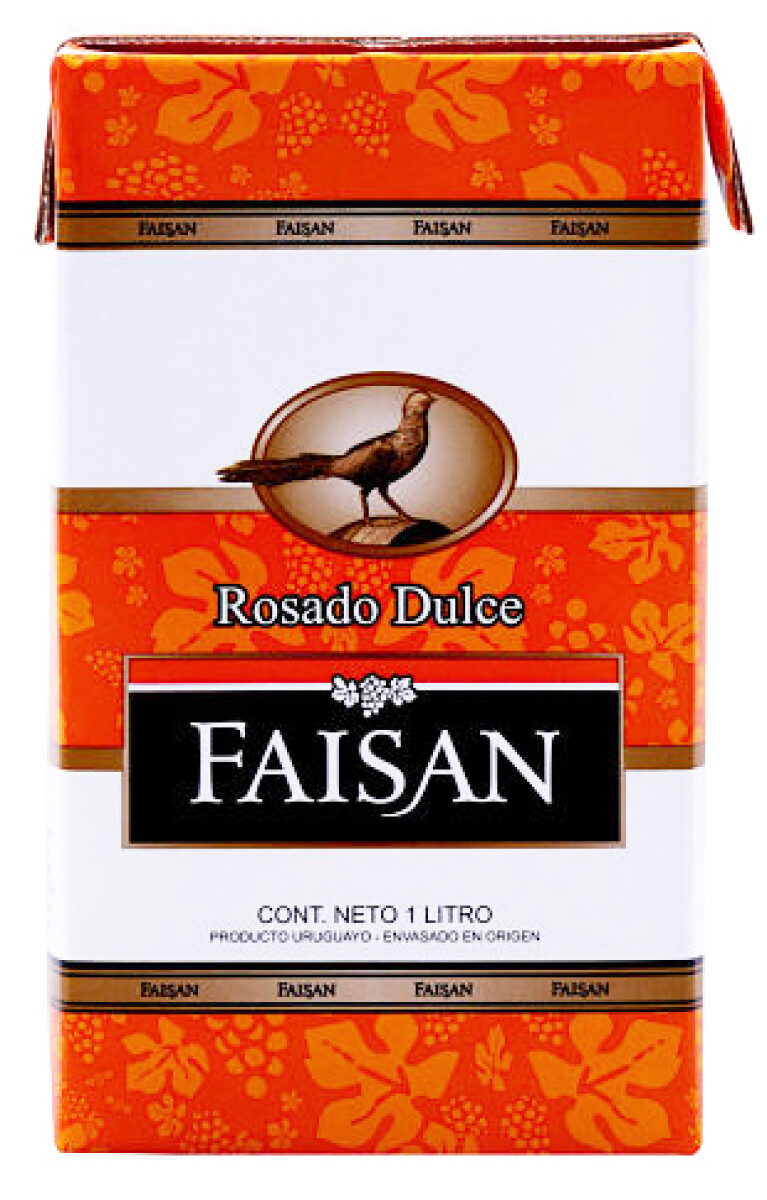 VINO FAISAN TETRA 1L ROSADO DULCE 