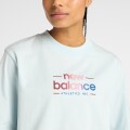 Remera New Balance de Dama - Reimagined Relaxed - WT53536FRL BLUE