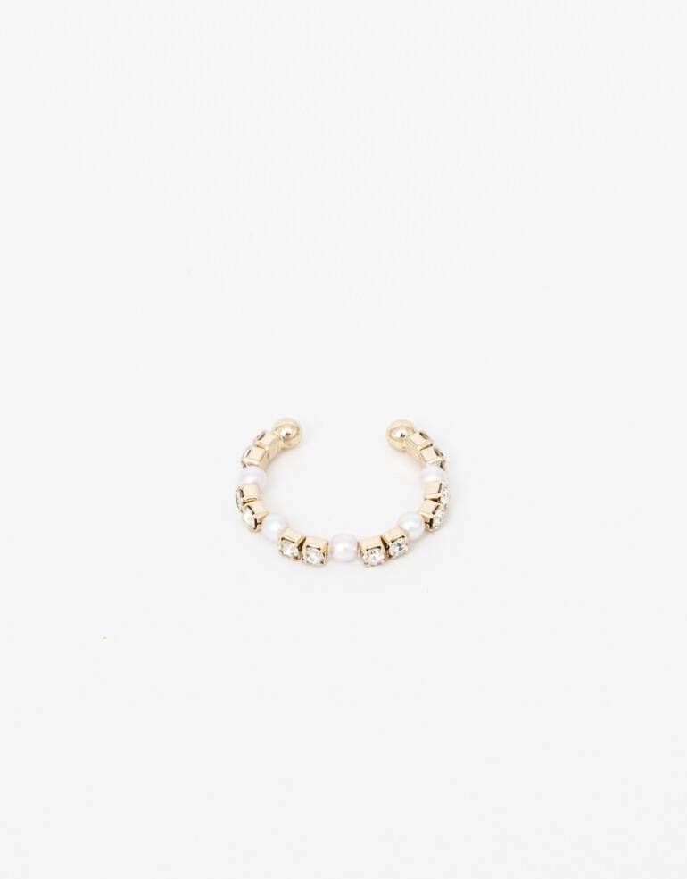 Anillos Chicos Perla Anillo Strass & Perla - Dorado