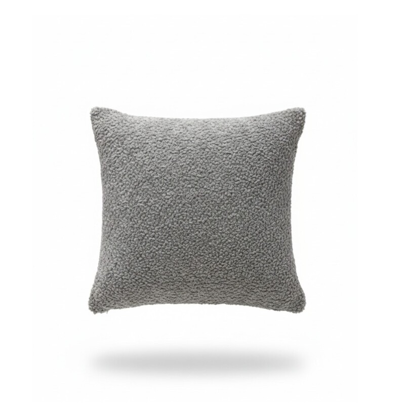 COJIN CUAD GRIS 43X43CM Unica