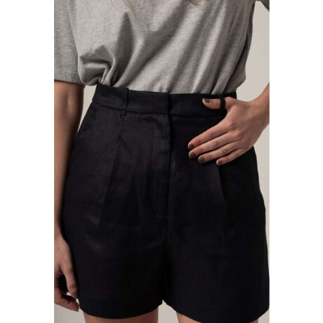 Short Sari Black