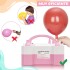 Inflador De Globos Eléctrico 2 Inyectores Cumpleaños Fiestas Variante Color Rosa