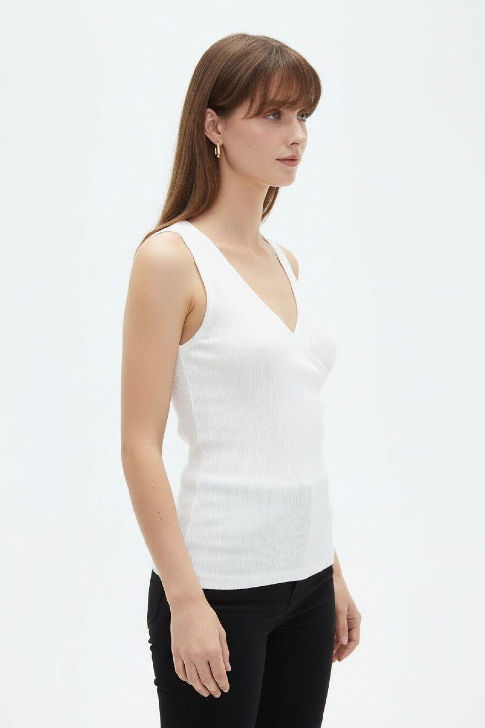 Musculosa Hilar Marfil / Off White