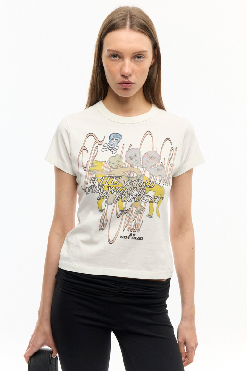 REMERA FOREST Crudo