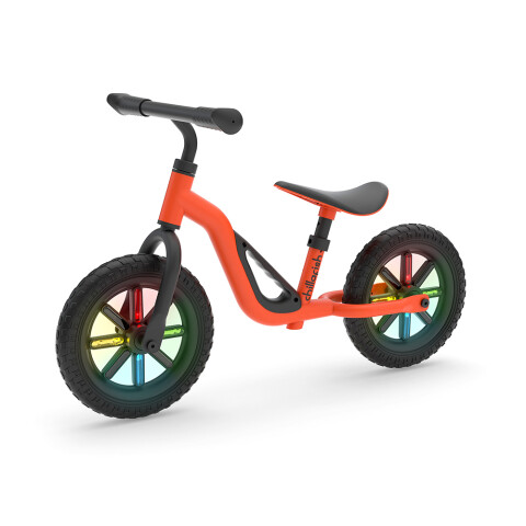 Bicicleta De Equilibro con luces 10´ +18 Meses Naranja