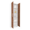 MULTIUSO 2 Puertas ZM -MS 18 Veteado Beige-Negro N/A