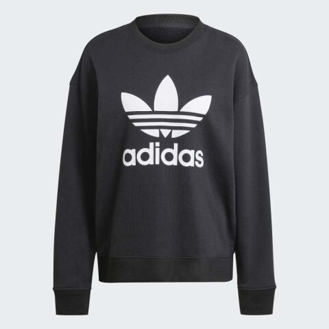 Buzo Adidas Trefoil Crew Negro