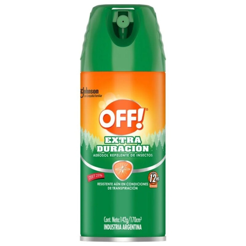 Repelente Off Aerosol Extra Duración 170 ML Repelente Off Aerosol Extra Duración 170 ML