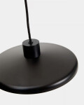 Lámpara de techo Nuvira de acero negro satinado