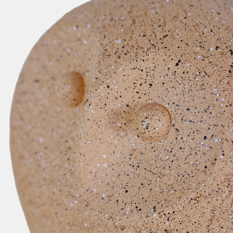 FIGURA CERAMICA BUHO BEIGE 13.60X11.70X13.80CM Unica