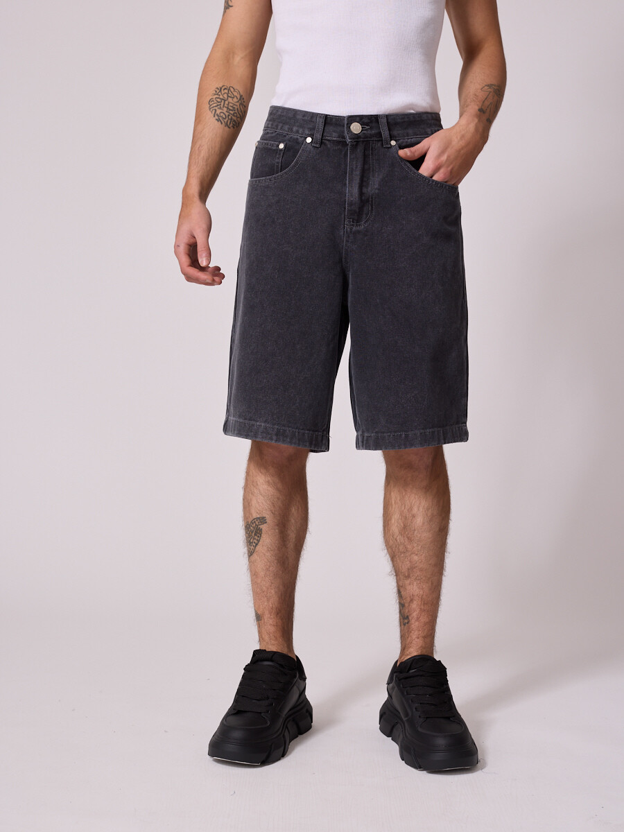 BERMUDA JEAN BLUA DIXIE Gris Oscuro