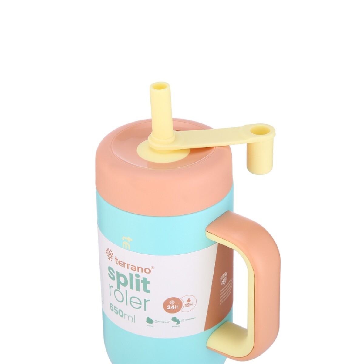 Vaso Térmico Split Roler 2080020 650ML Doble Capa Ub - CELESTE 