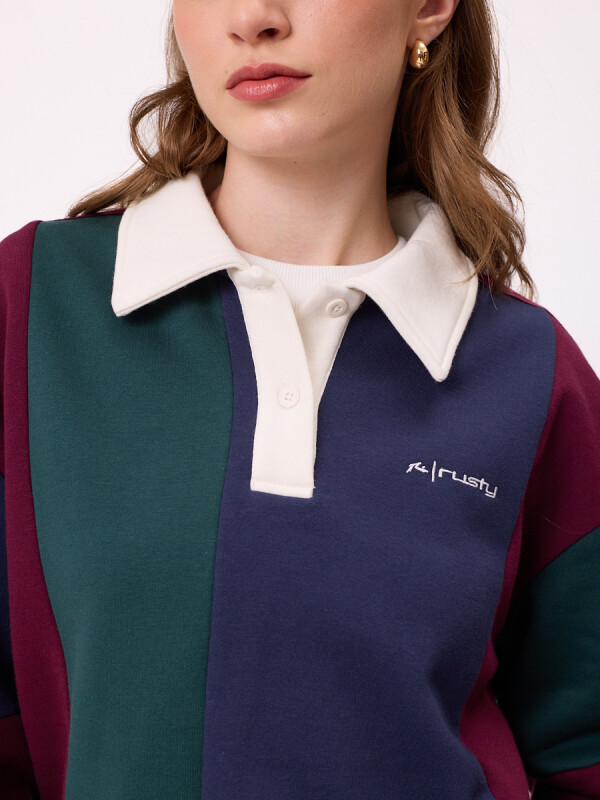 SWEATER PARKES RUSTY Bordeaux